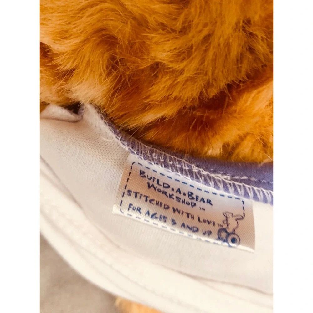 Vintage 2002 Build A Bear Orange Cat With Outfit Sketchers‎ Shoes BABW